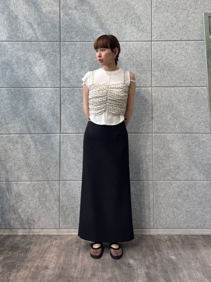 designer yukaさんの「CODE A｜compact edge tee」を使ったコーディネート
