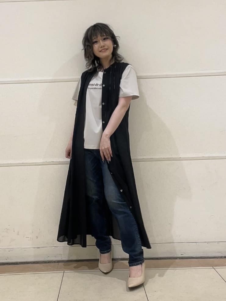 watanabeさんの「UNTITLED｜【Healthy DENIM&times;UNTITLED】別注 R Mrytle（リマートル）テーパードデニム」を使ったコーディネート
