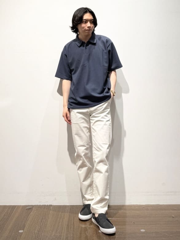 Tightさんの「THE SHOP TK｜ドライタッチカノコポロシャツ 洗濯機OK」を使ったコーディネート