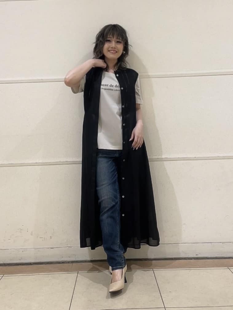 watanabeさんの「UNTITLED｜【Healthy DENIM&times;UNTITLED】別注 R Mrytle（リマートル）テーパードデニム」を使ったコーディネート