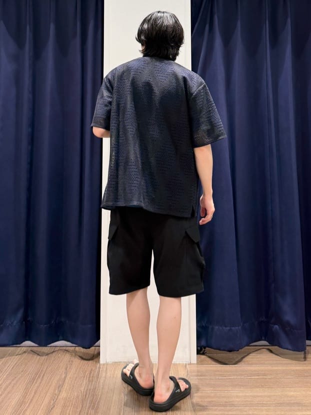 Tightさんの「THE SHOP TK｜ダイヤ柄プリント半袖シャツ【洗濯機OK/オーバーサイズ】」を使ったコーディネート