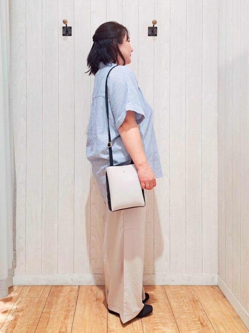 kotomiさんの「SHOO･LA･RUE｜【着丈選べる】触れる度ひんやり ゆるきれい イージーワイドパンツ」を使ったコーディネート