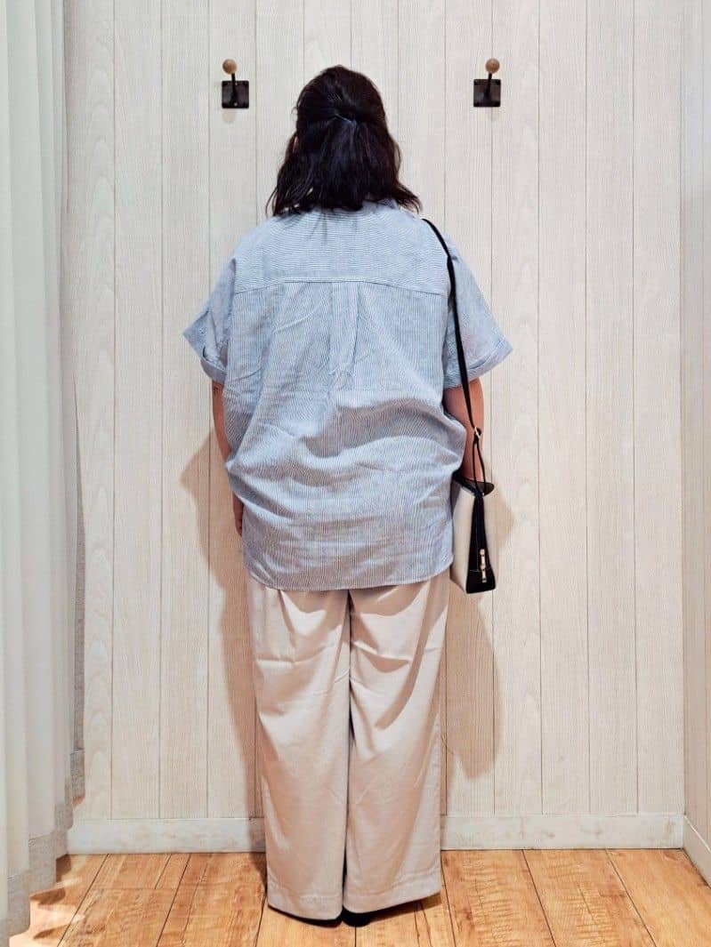 kotomiさんの「SHOO･LA･RUE｜【着丈選べる】触れる度ひんやり ゆるきれい イージーワイドパンツ」を使ったコーディネート