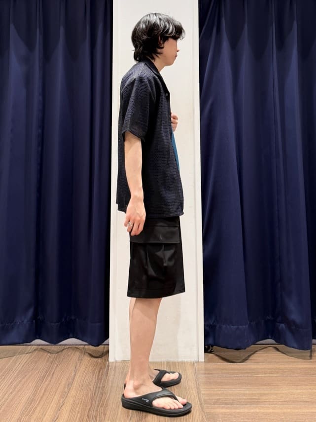 Tightさんの「THE SHOP TK｜ダイヤ柄プリント半袖シャツ【洗濯機OK/オーバーサイズ】」を使ったコーディネート