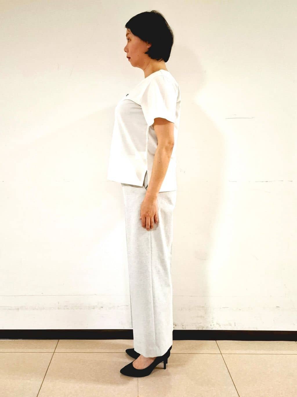 ねぎさんの「UNTITLED｜◆【洗える】ロゴTシャツ」を使ったコーディネート