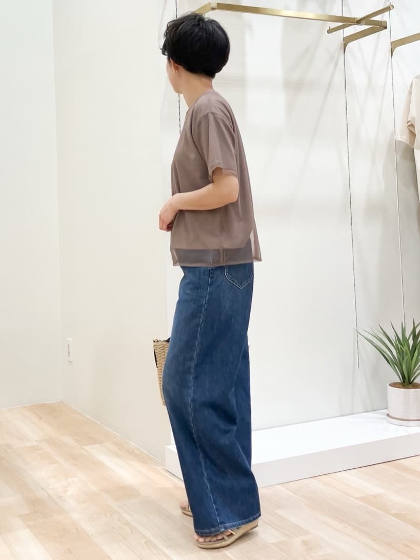 Keiさんの「grove｜【Lee&times;grove別注】WIDE DENIM PANTS」を使ったコーディネート