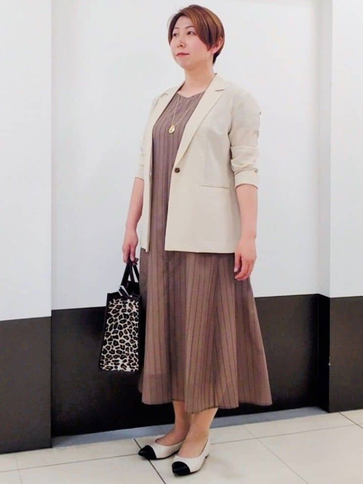 じゅりさんの「Reflect｜◆【マシンウォッシュ可／セットアップ可／通勤におすすめ】ドライタッチジャケット」を使ったコーディネート