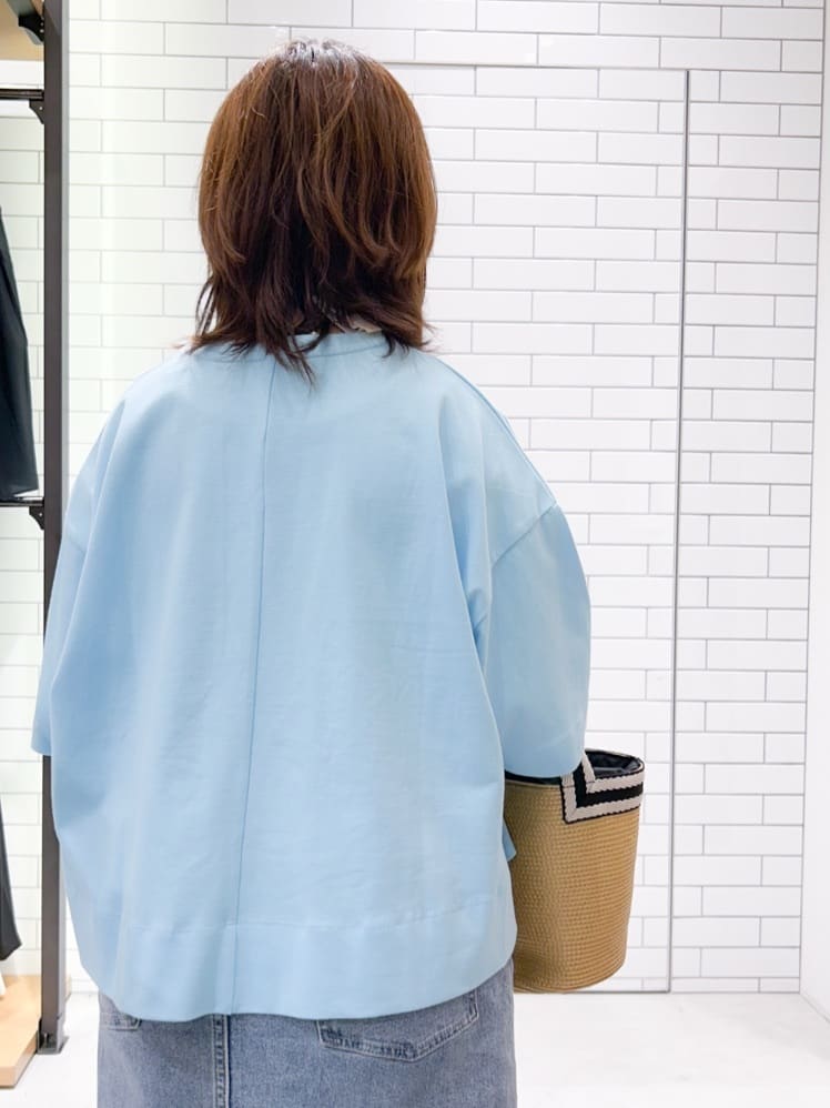chicchi♪さんの「OPAQUE.CLIP｜◆《5色展開》ワイドシルエットTシャツ【洗濯機洗い可】」を使ったコーディネート