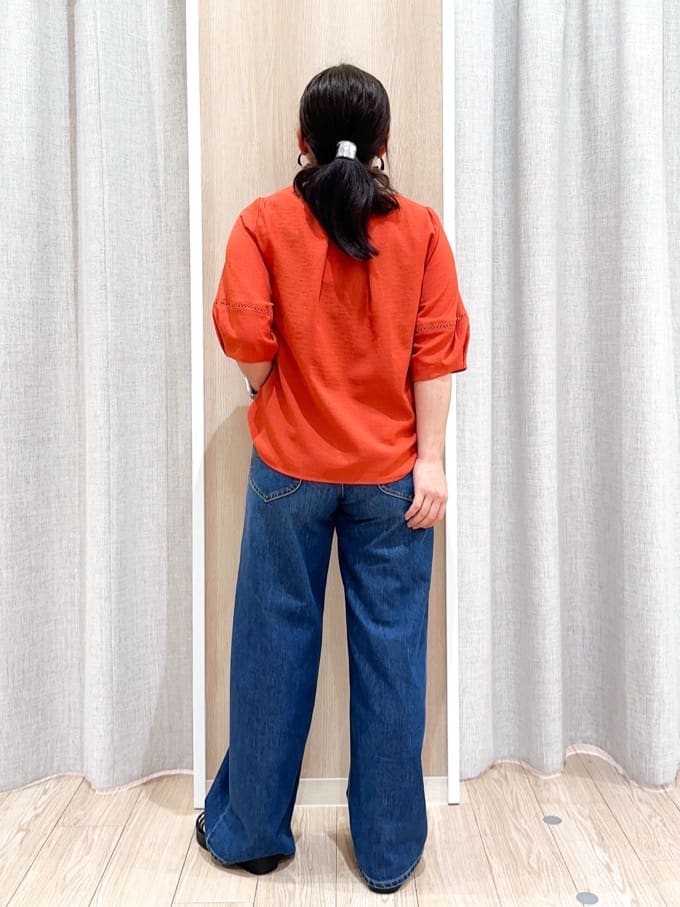 naoさんの「grove｜【Lee&times;grove別注】WIDE DENIM PANTS」を使ったコーディネート