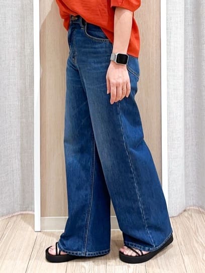 naoさんの「grove｜【Lee&times;grove別注】WIDE DENIM PANTS」を使ったコーディネート