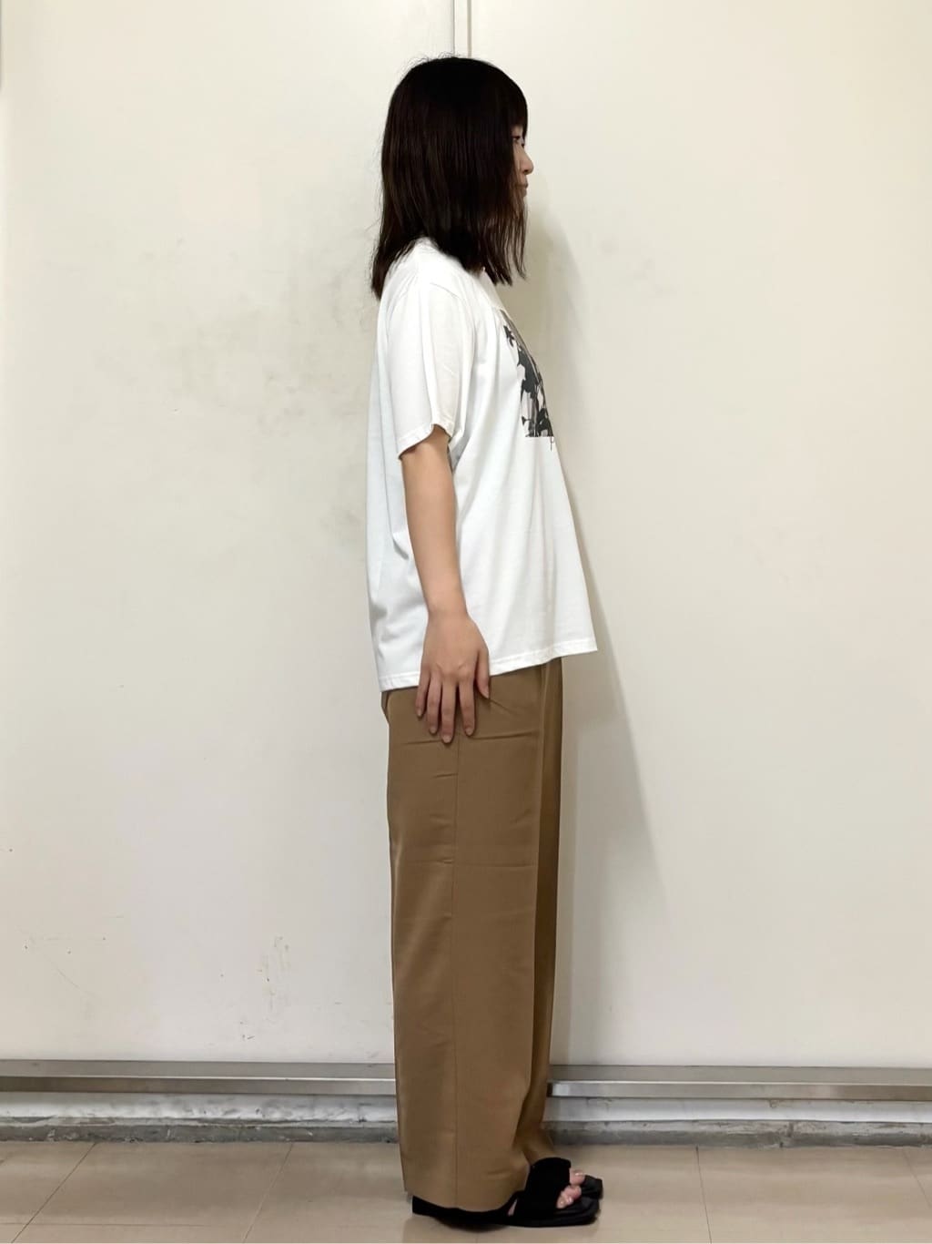 やまさんの「OPAQUE.CLIP｜マルチビーズネックレス」を使ったコーディネート
