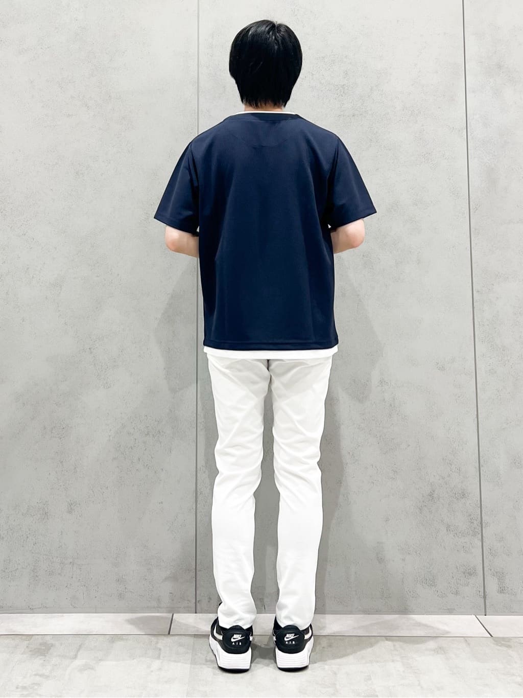 SHI-MAさんの「THE SHOP TK｜ツイルキーネック 半袖Tシャツ 接触冷感/洗濯機OK」を使ったコーディネート