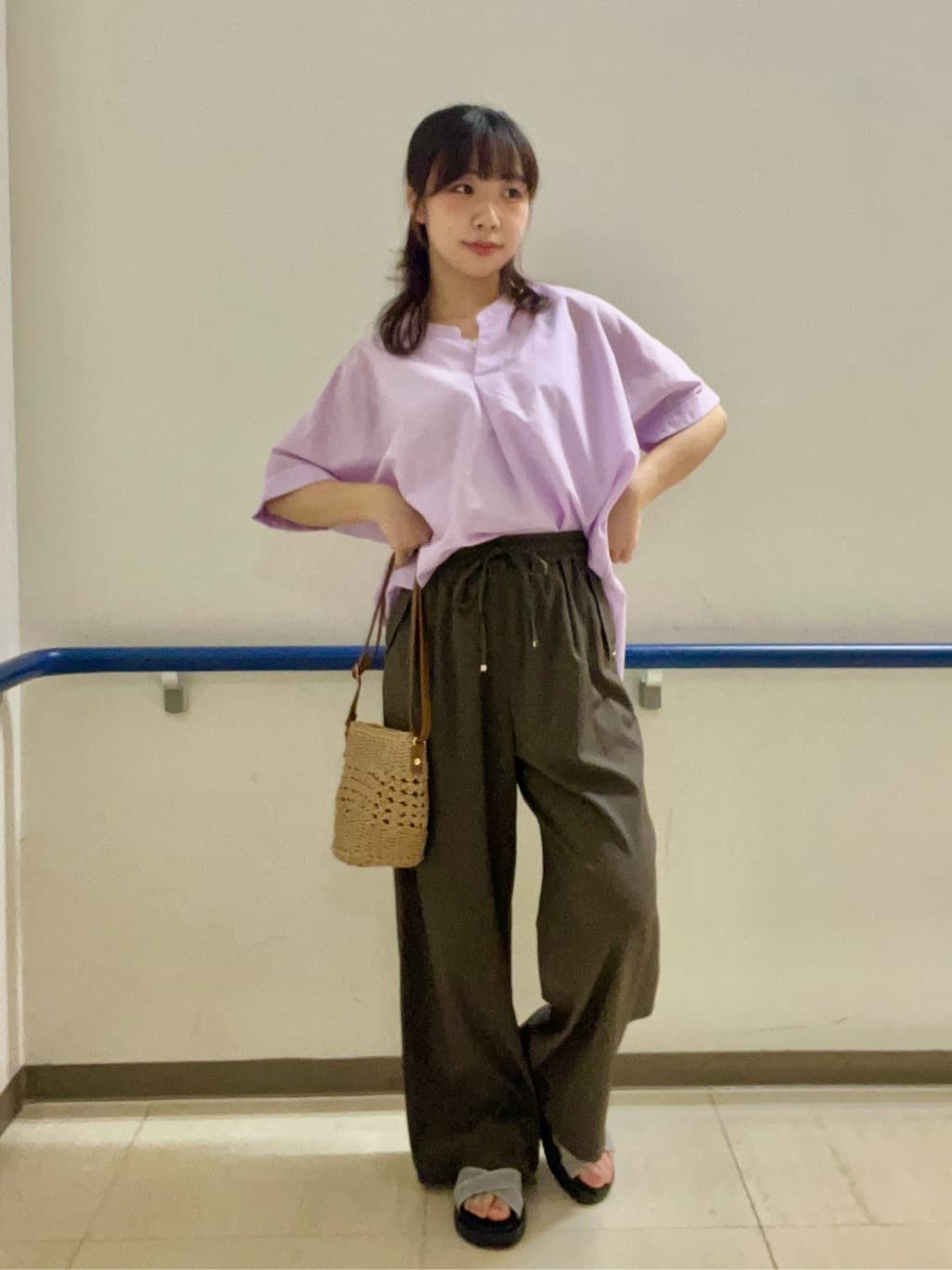あもさんの「SHOO･LA･RUE｜◆雑材ミニショルダーバッグ」を使ったコーディネート