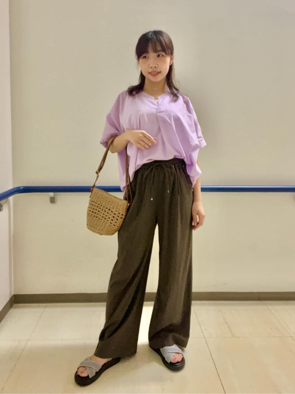 あもさんの「SHOO･LA･RUE｜◆雑材ミニショルダーバッグ」を使ったコーディネート