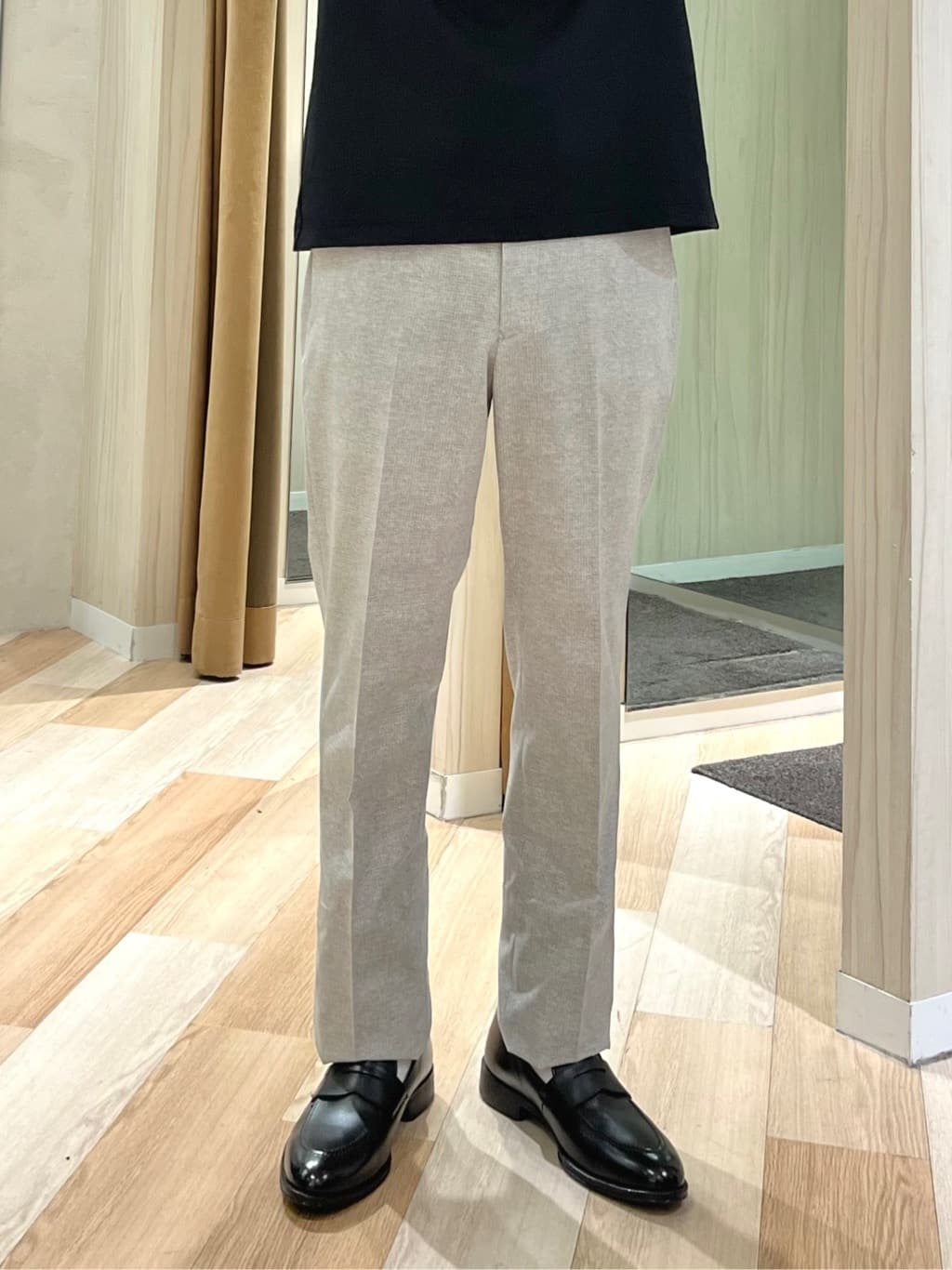 URAさんの「TAKEO KIKUCHI｜【抗菌防臭】COOL DOTS（R）ドビープリント ジャケット」を使ったコーディネート