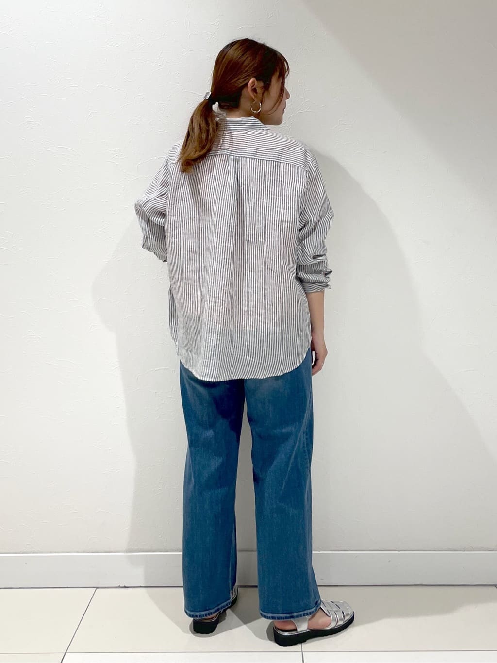YUUKIさんの「INDIVI｜◆【通気性◎撥水／接触冷感／UVケア】ドルマンスリーブブラウス」を使ったコーディネート