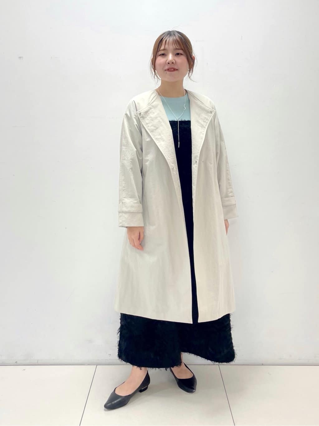 YUUKIさんの「INDIVI｜◆【洗える】袖＆裾 シアーデザイントップス」を使ったコーディネート