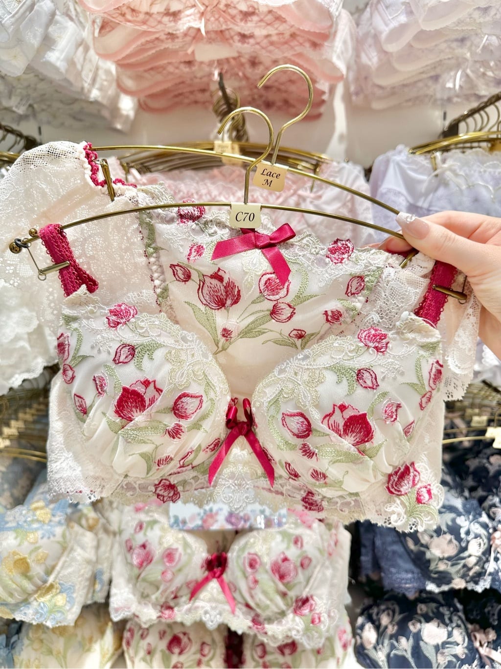 misakiさんの「Risa Magli｜シュクリエ ブラジャー（E-F）」を使ったコーディネート