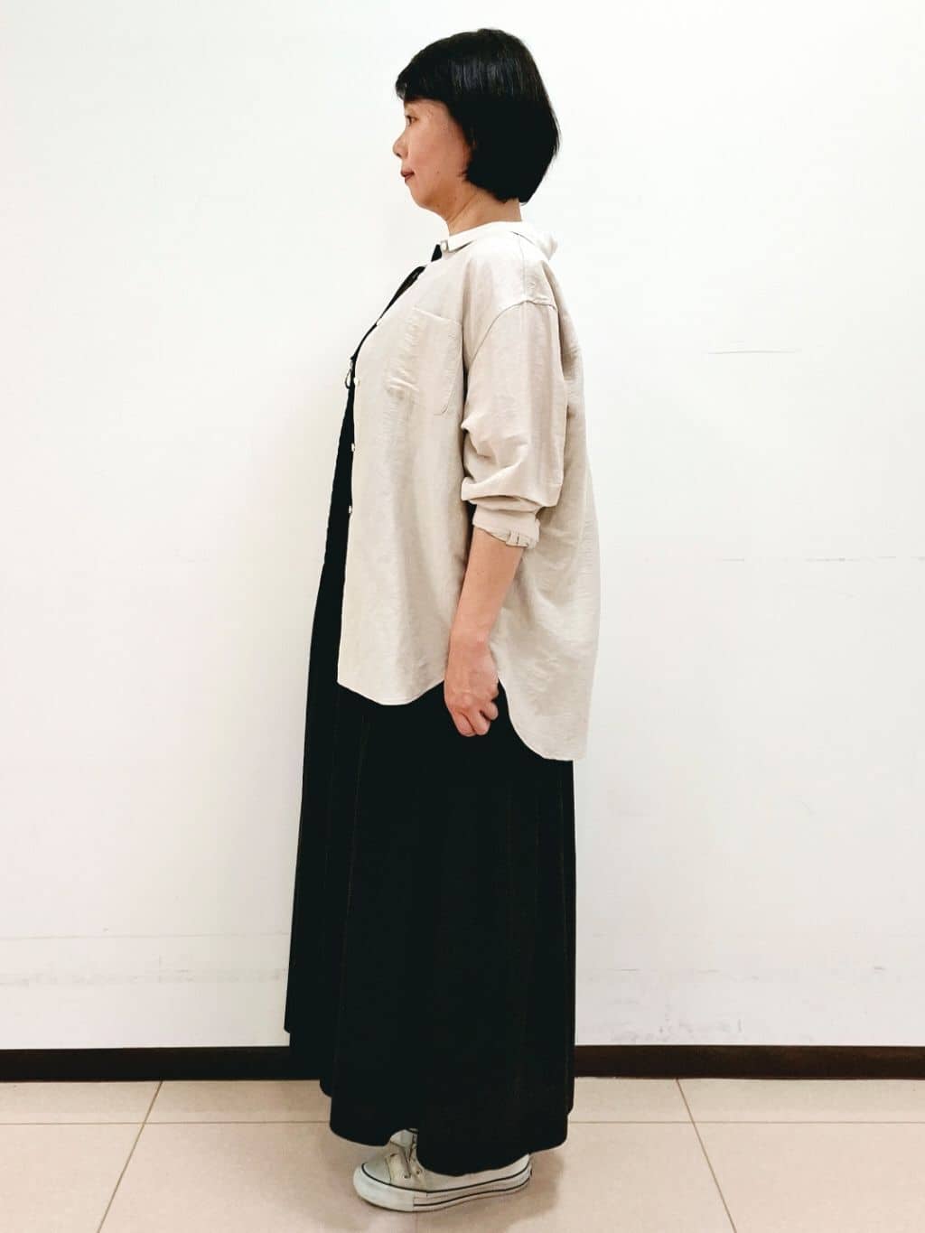 ねぎさんの「UNTITLED｜◆グラストップネックレス」を使ったコーディネート