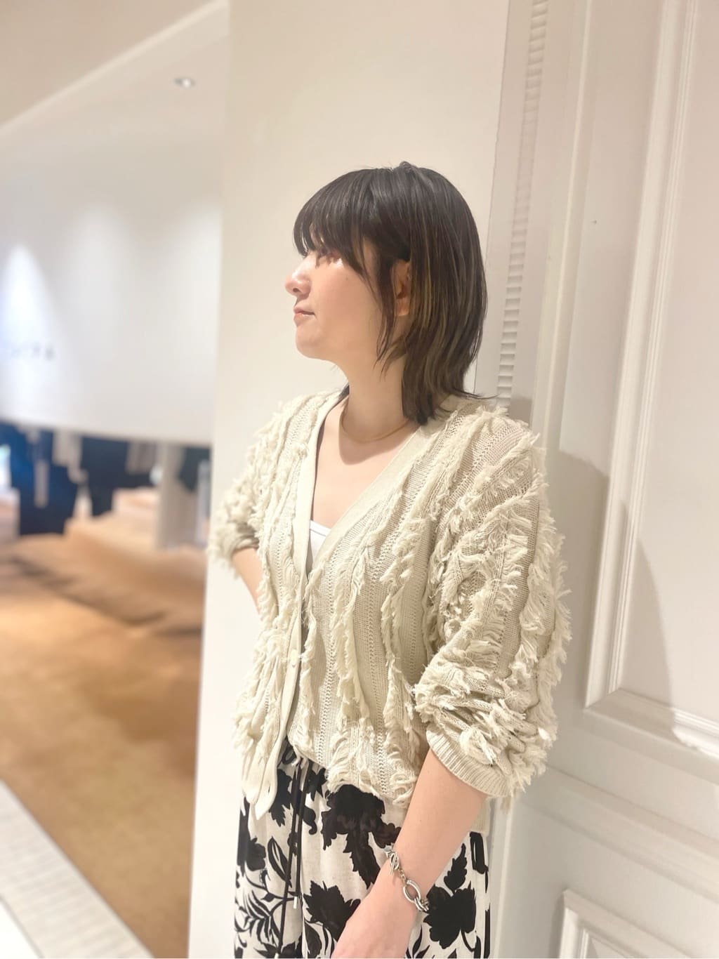 makiさんの「DRESSTERIOR｜◆スパンコール2WAYポシェット」を使ったコーディネート