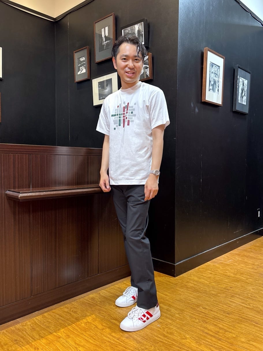 KEIさんの「TAKEO KIKUCHI｜【Made in JAPAN】播州織 ヘリンボン ストレート パンツ」を使ったコーディネート