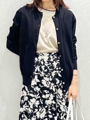 Miwaさんの「UNTITLED｜バイカラーメガネストラップ」を使ったコーディネート