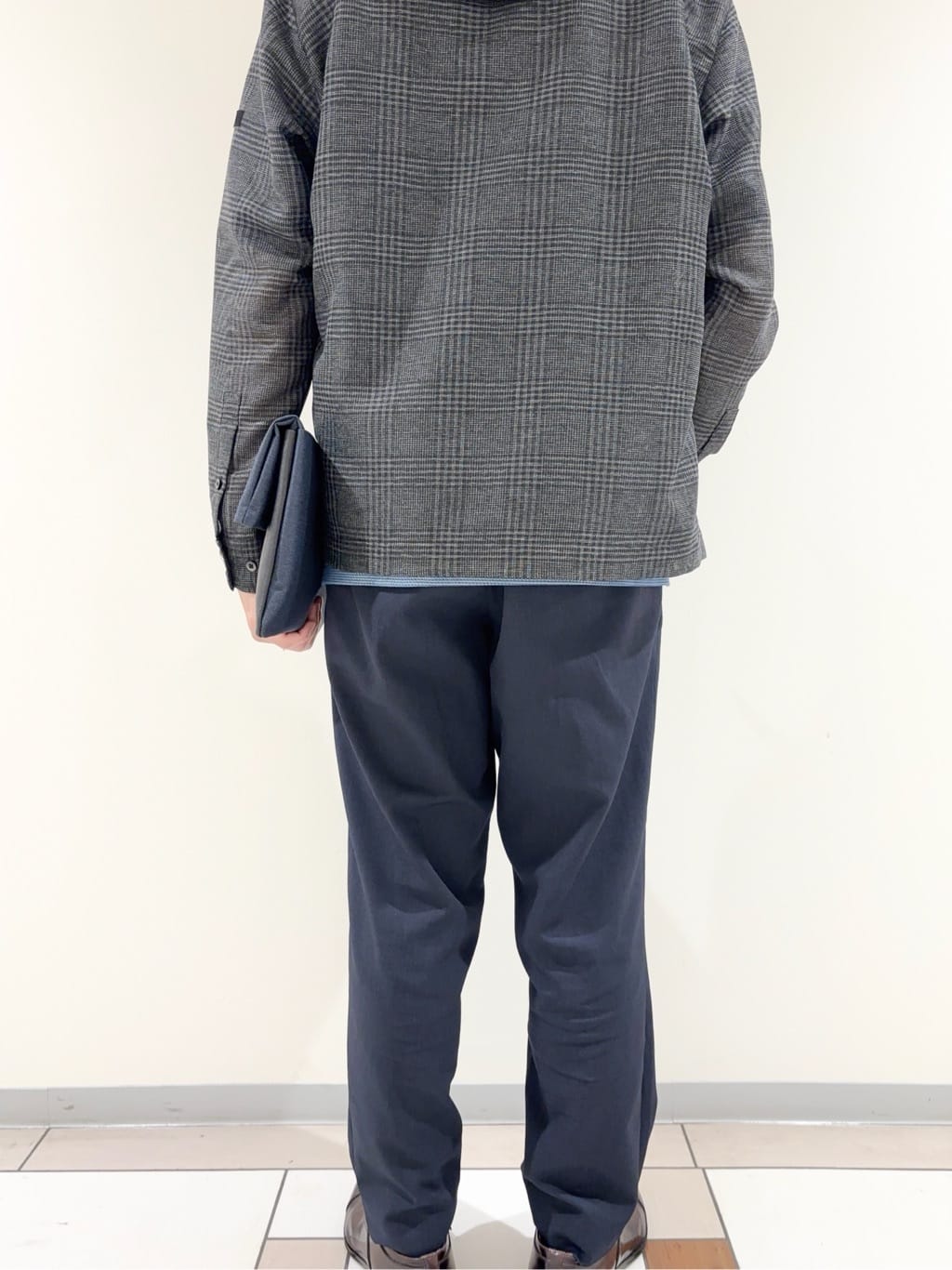 及川さんの「TAKEO KIKUCHI｜【抗菌防臭／9色5サイズ展開】ハニカムメランジ ポロシャツ」を使ったコーディネート