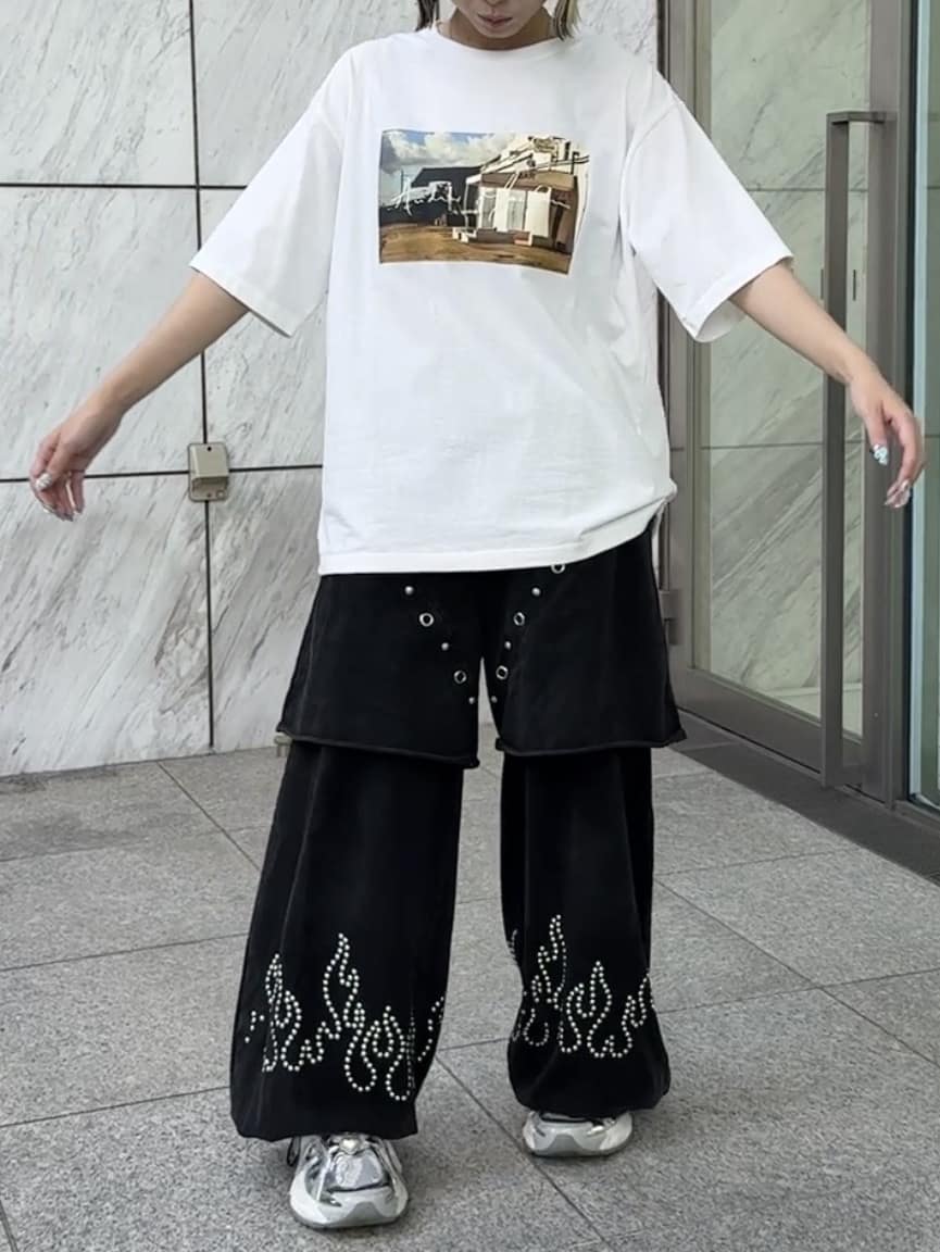 川本葵さんの「tk.TAKEO KIKUCHI｜」を使ったコーディネート