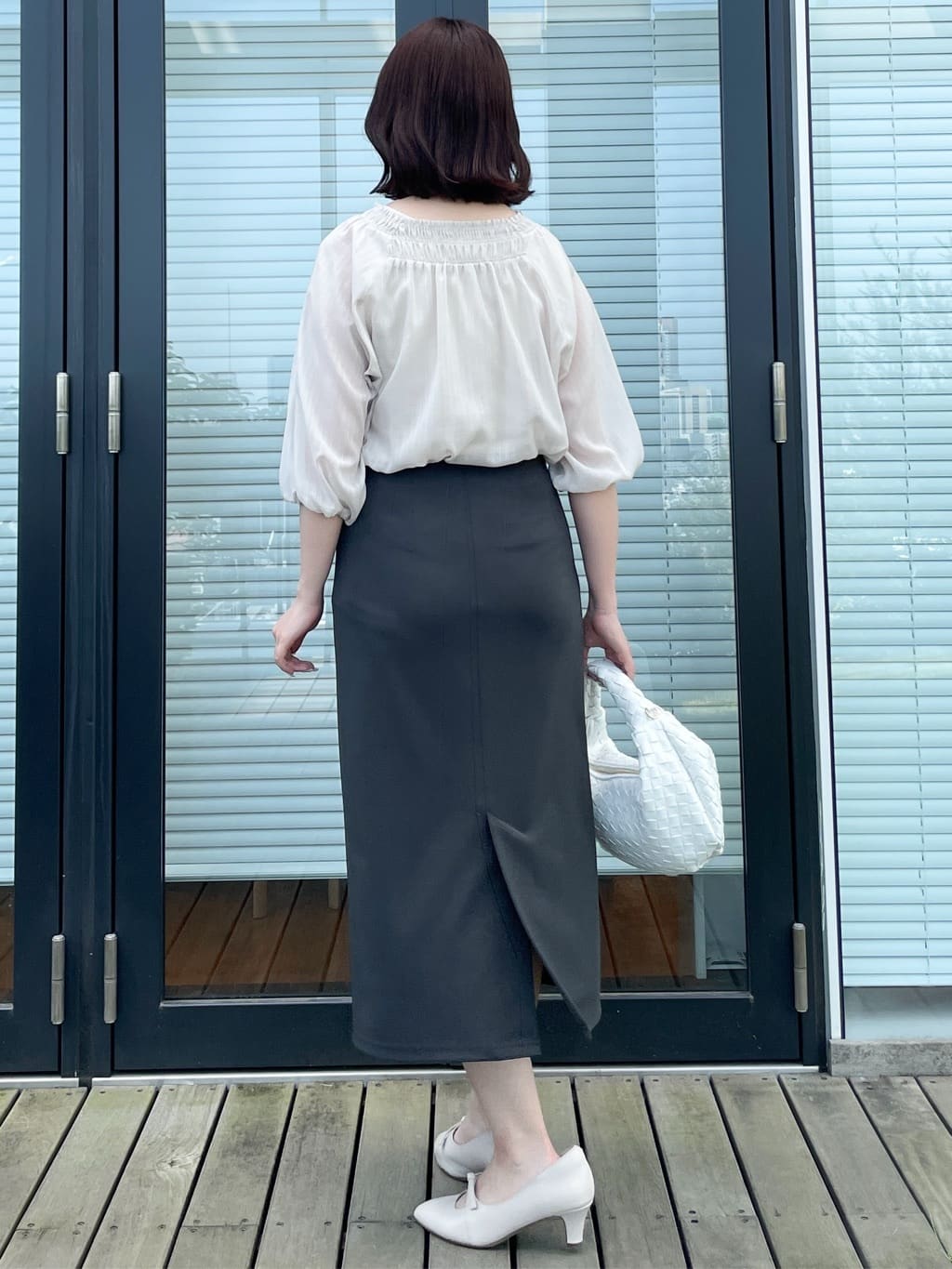 yukariさんの「Reflect｜【マシンウォッシュ可】ナロースカート」を使ったコーディネート
