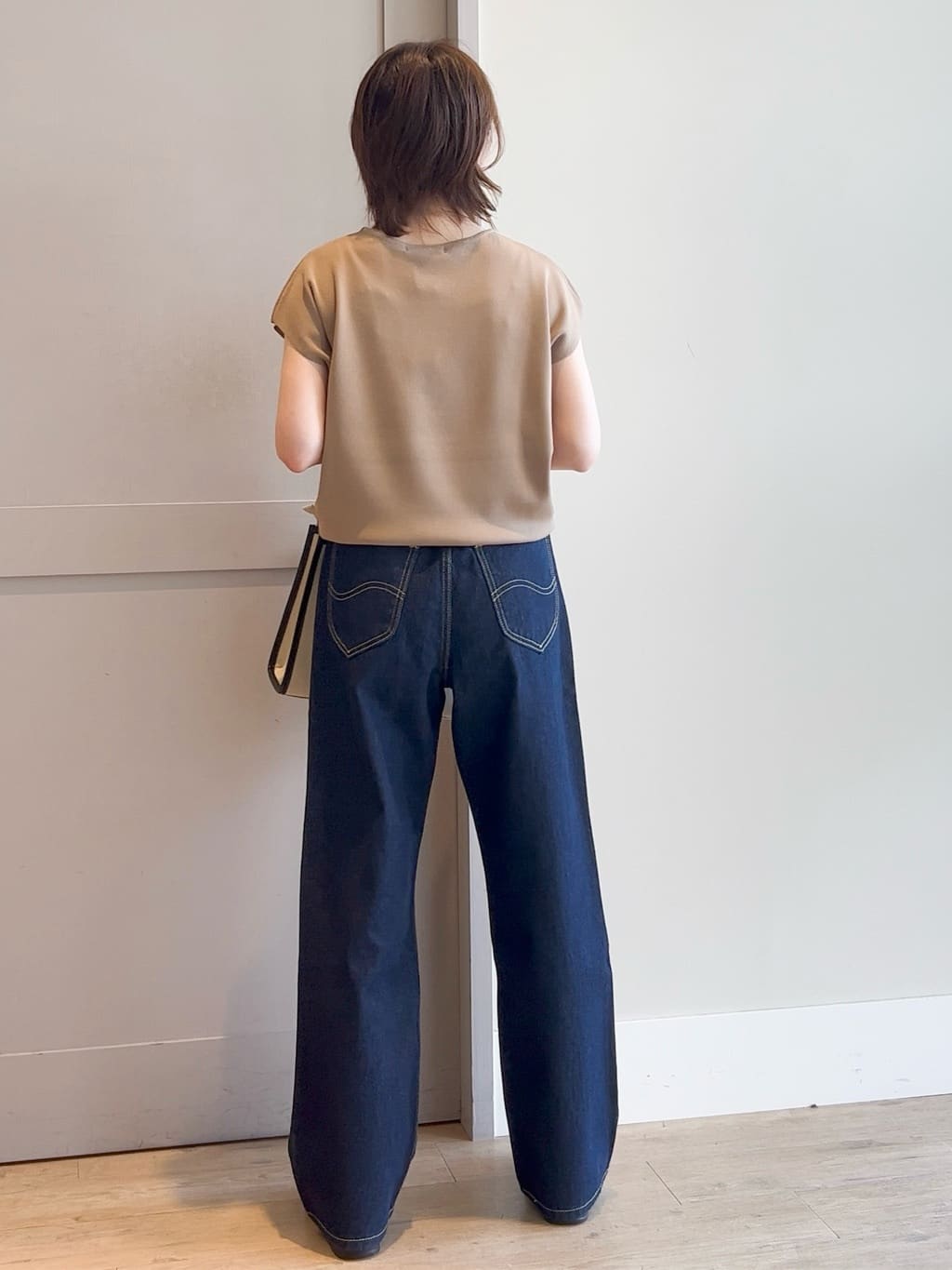 yamakoさんの「grove｜【Lee&times;grove別注】STRAIGHT DENIM PANTS」を使ったコーディネート