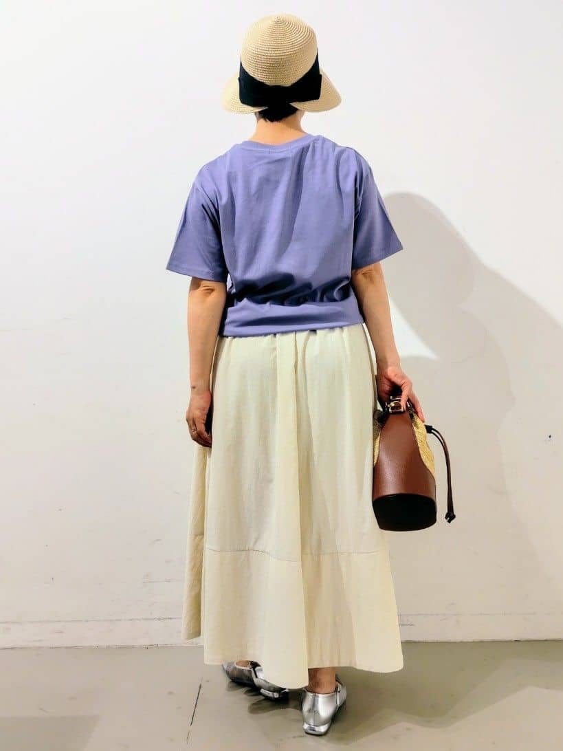 kodamaさんの「THE SHOP TK｜つば広雑材ハット」を使ったコーディネート