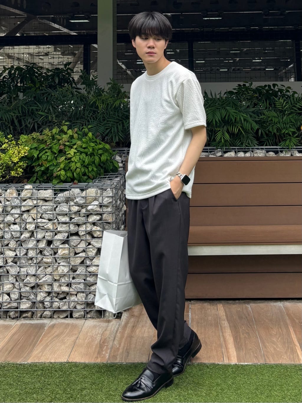 うらしーさんの「THE SHOP TK｜ライトフクレジャカード 半袖Tシャツ 洗濯機OK」を使ったコーディネート