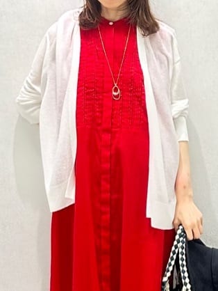Miwaさんの「UNTITLED｜◆【体型カバー/日除け】ドルマンスリーブ ガーターカーディガン」を使ったコーディネート