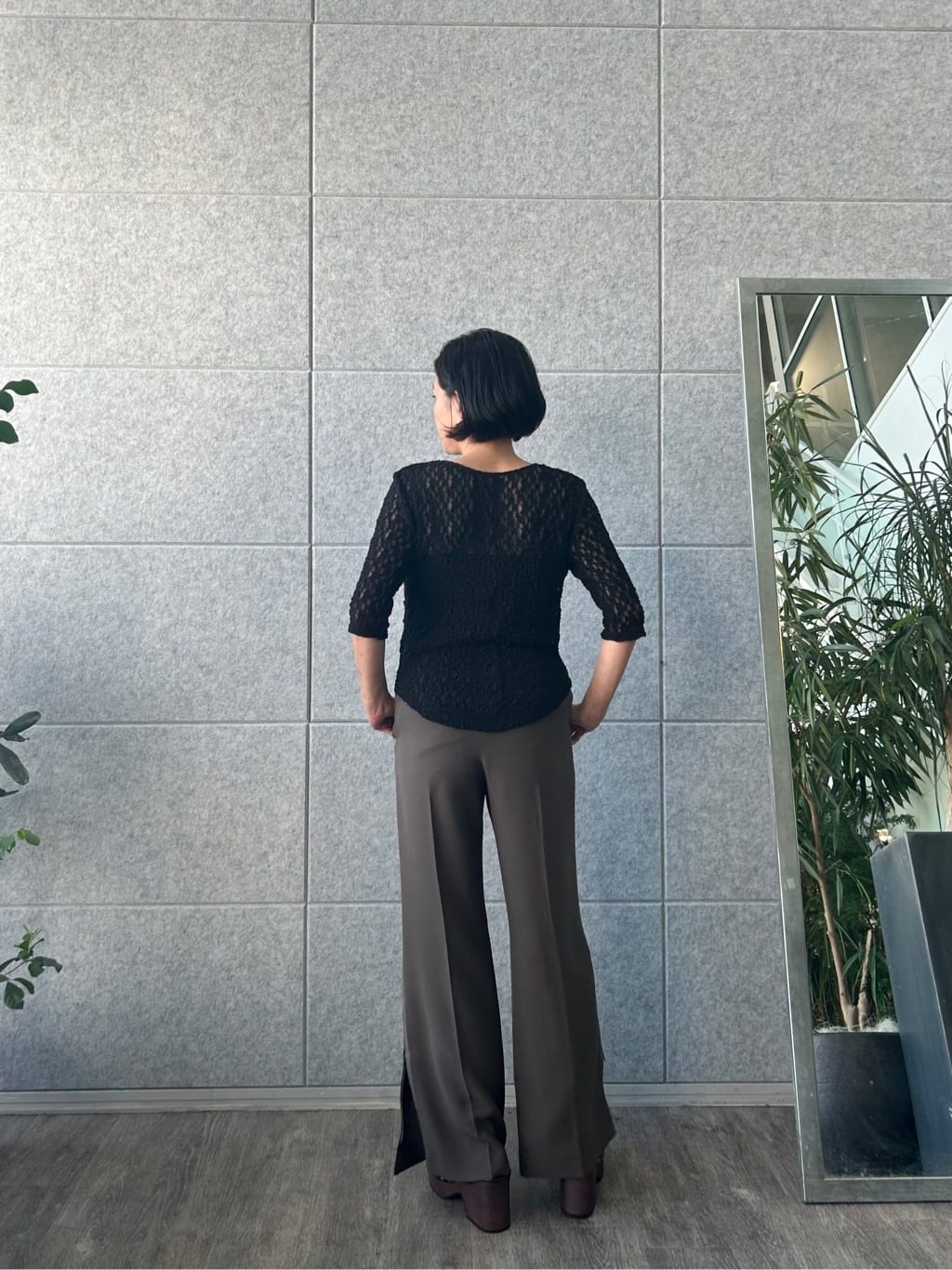 yukoさんの「CODE A｜lace layered pullover」を使ったコーディネート