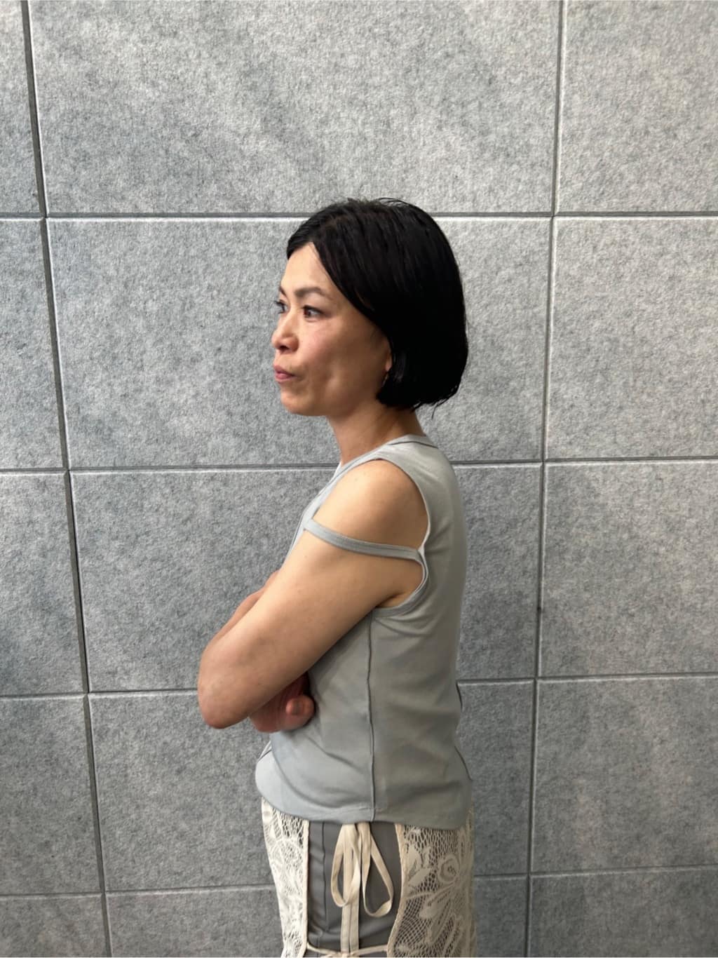 yukoさんの「CODE A｜compact edge tee」を使ったコーディネート