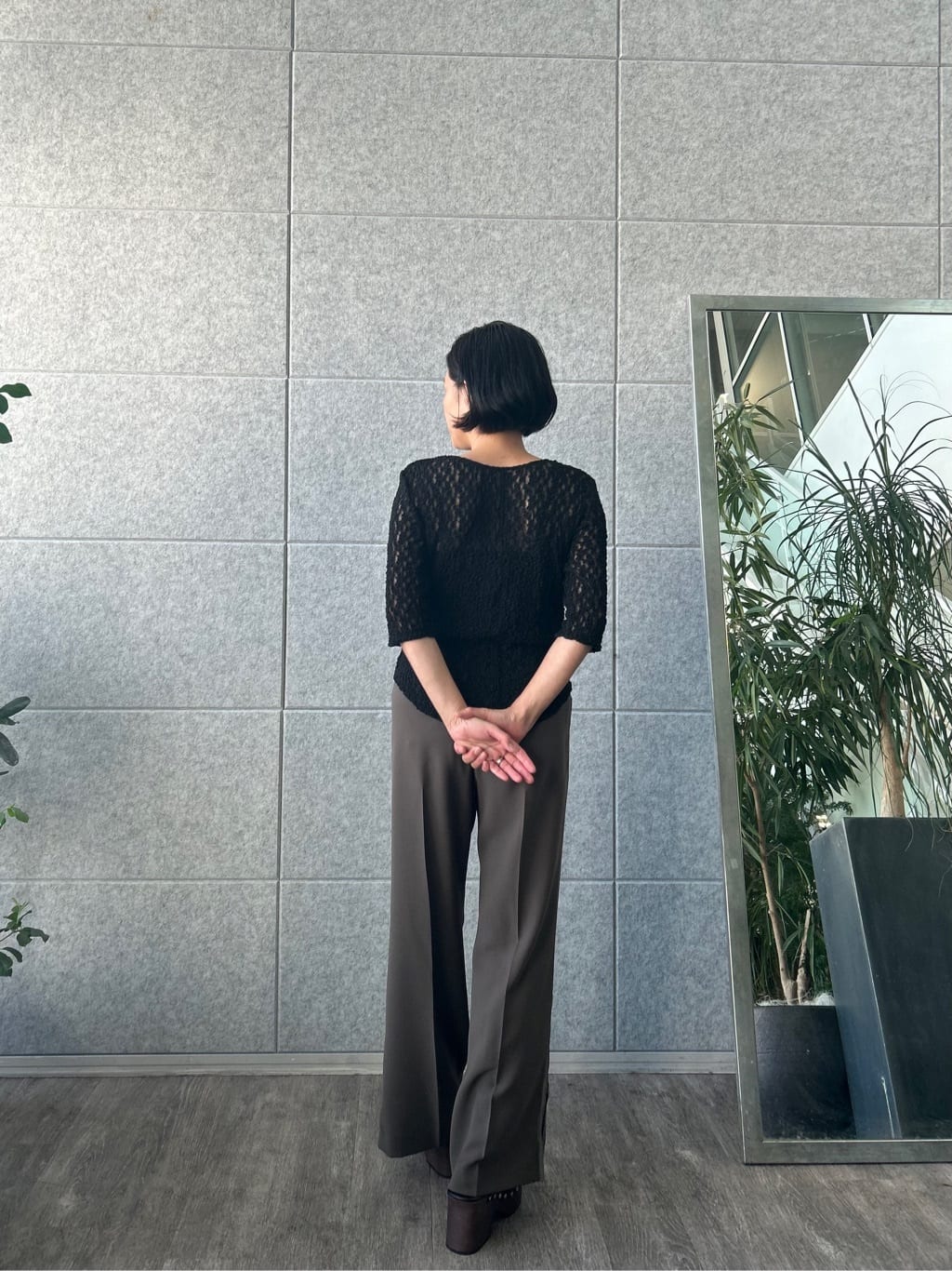 yukoさんの「CODE A｜lace layered pullover」を使ったコーディネート