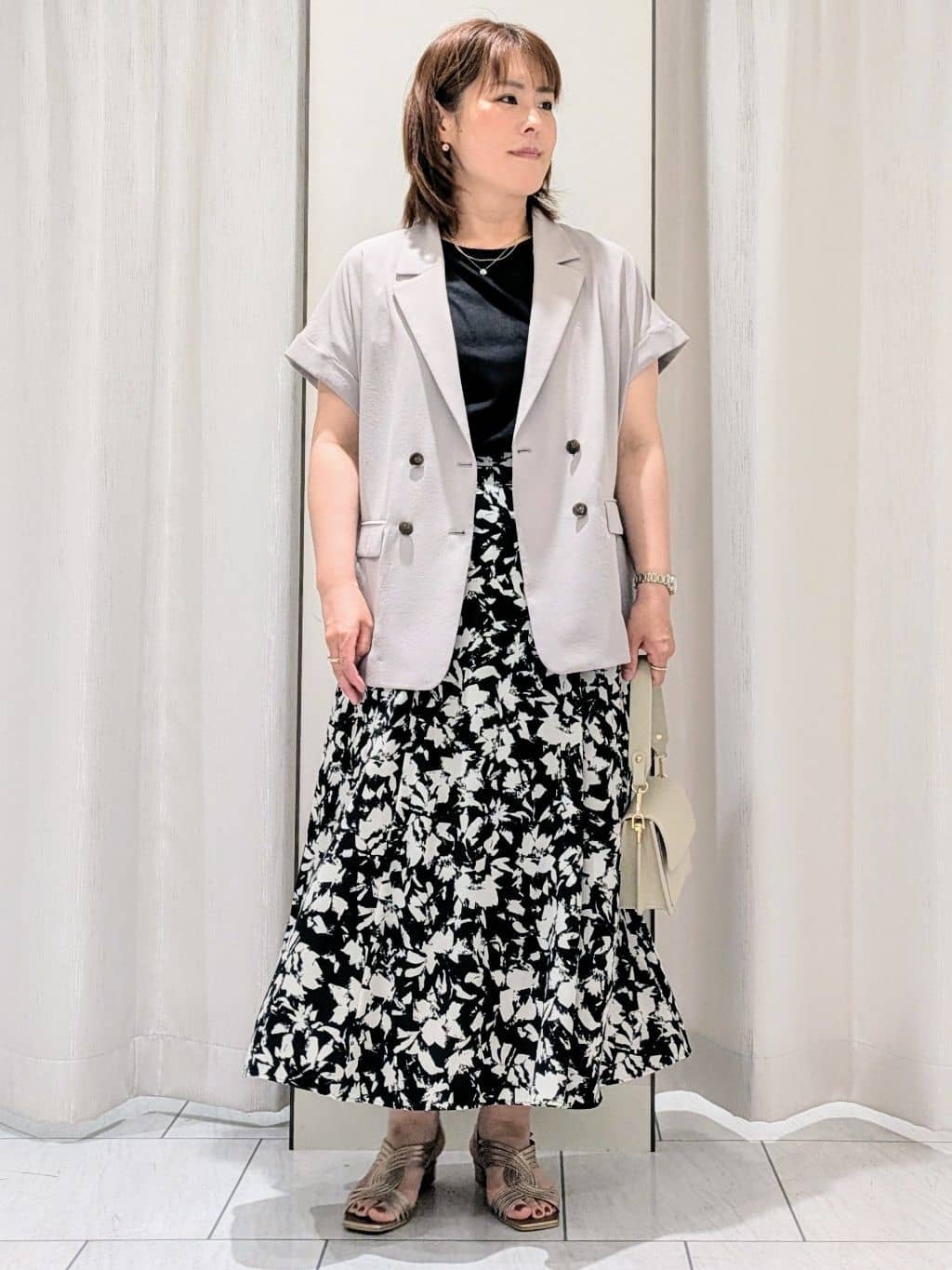 Onumaさんの「UNTITLED｜【ステンレス】レイヤードチェーンネックレス」を使ったコーディネート
