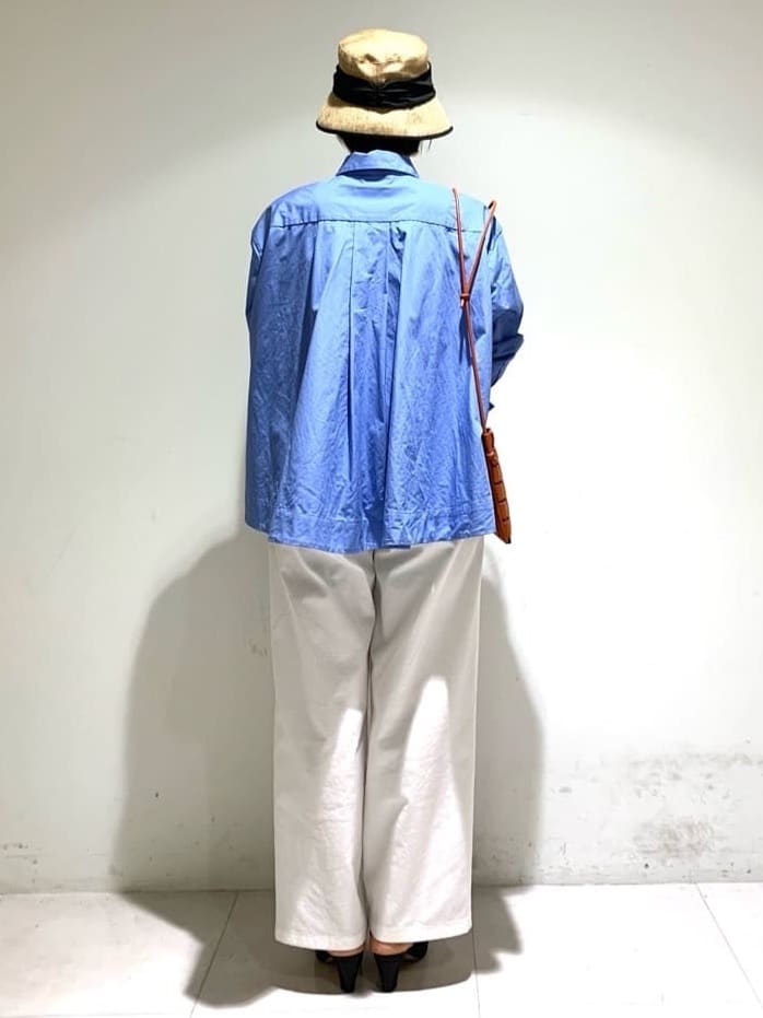ちーさんの「UNTITLED｜【接触冷感】ドレープリボンHAT」を使ったコーディネート