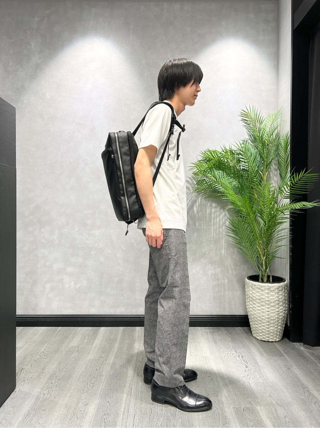 ruiさんの「TAKEO KIKUCHI｜【抗菌防臭】COOL DOTS（R）ドビープリント パンツ」を使ったコーディネート