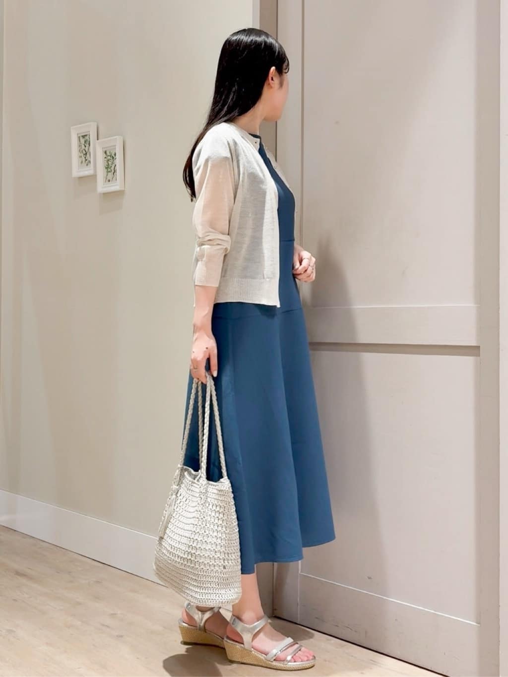 Mayuさんの「grove｜【雑誌掲載】洗えるシアーカーディガン」を使ったコーディネート