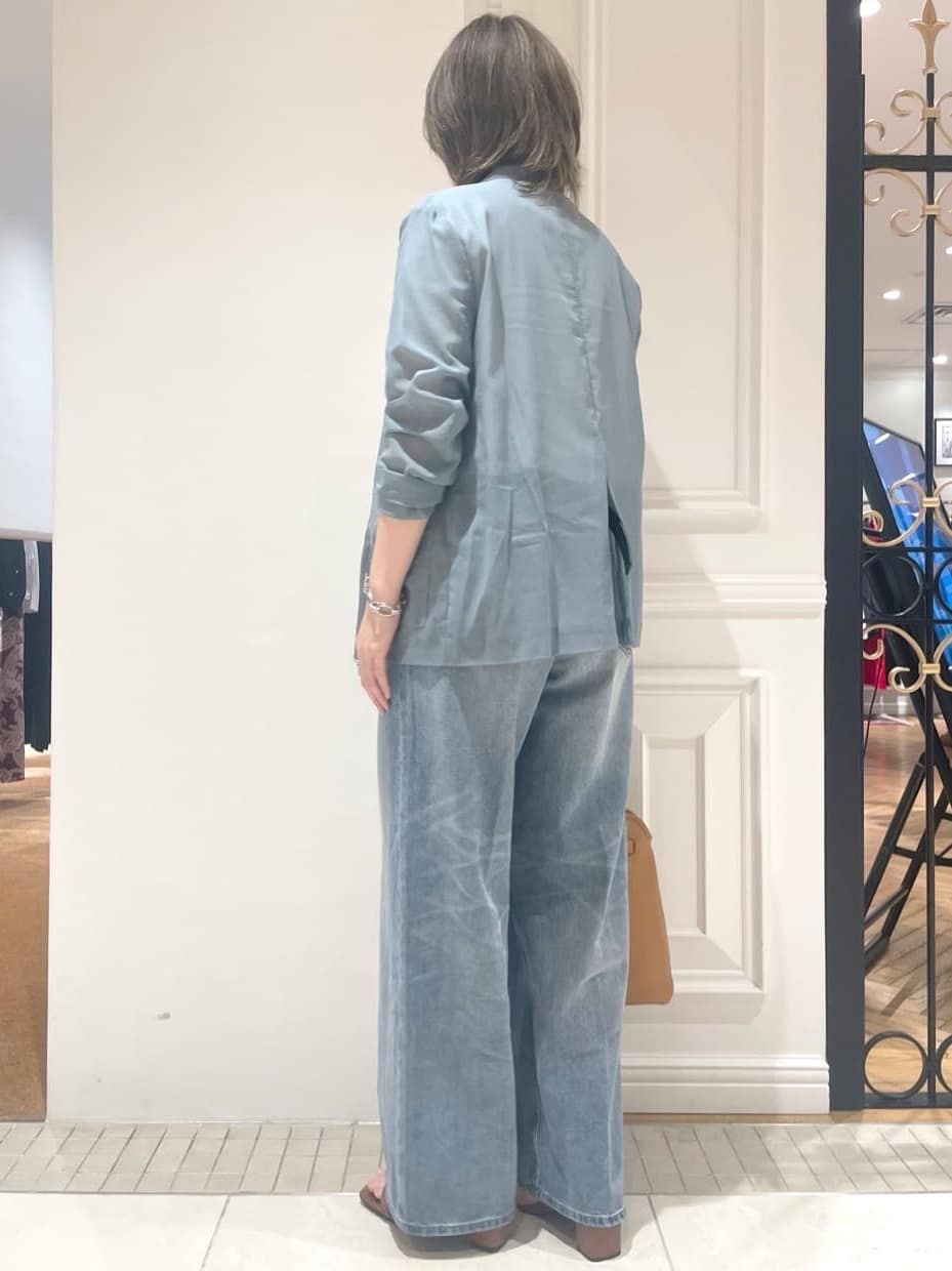 makiさんの「DRESSTERIOR｜◆【接触冷感/抗菌防臭/消臭】アイスクリアコットンTシャツ」を使ったコーディネート