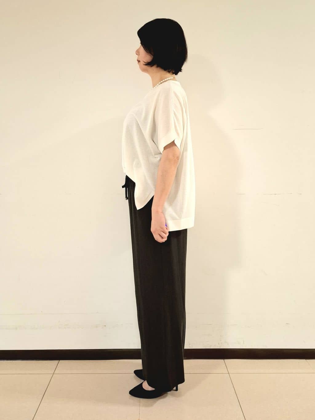 ねぎさんの「UNTITLED｜【セレモニー】淡水パールショートネック」を使ったコーディネート