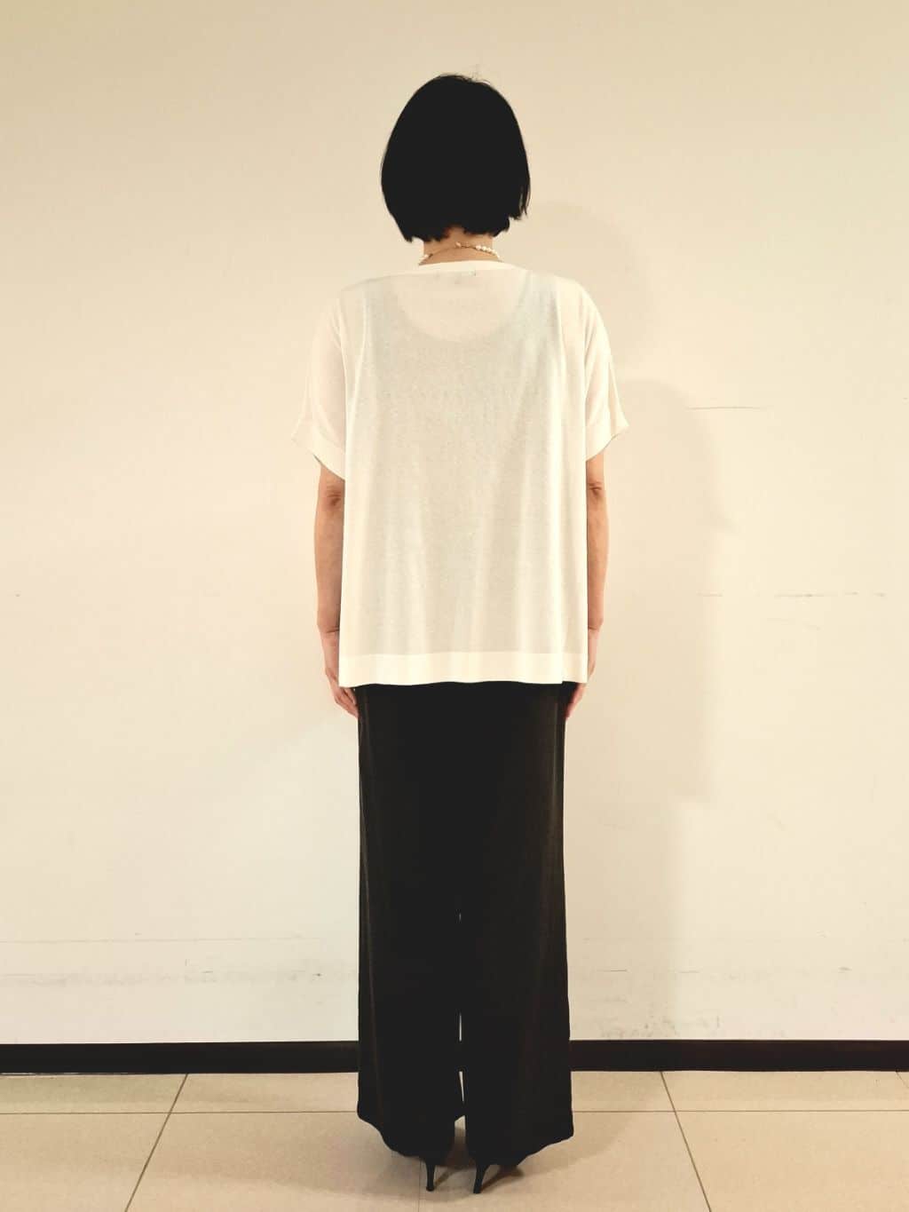 ねぎさんの「UNTITLED｜【セレモニー】淡水パールショートネック」を使ったコーディネート
