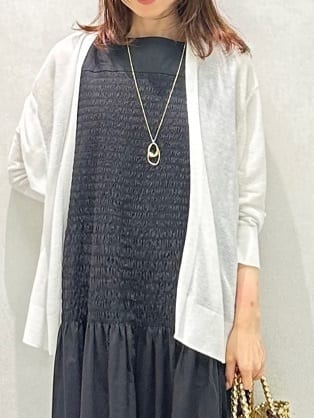 Miwaさんの「UNTITLED｜ライトダブルリングネックレス」を使ったコーディネート