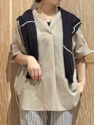 meiさんの「SHOO･LA･RUE｜ニュアンスデザインがこなれ見え 刺繍デザイン シアーカーディガン」を使ったコーディネート