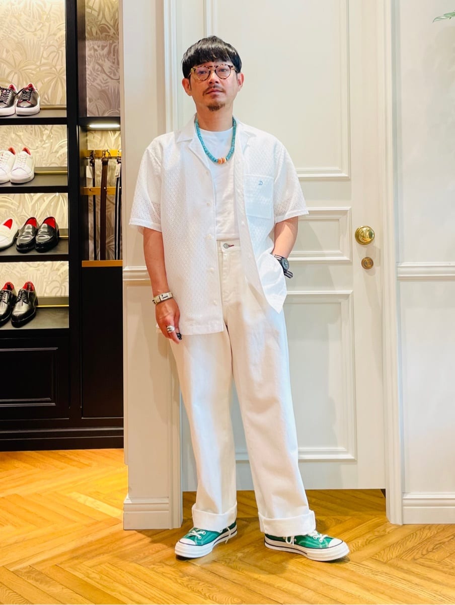 鶴田大士さんの「DRESSTERIOR｜◆プエルトリコシャツ」を使ったコーディネート