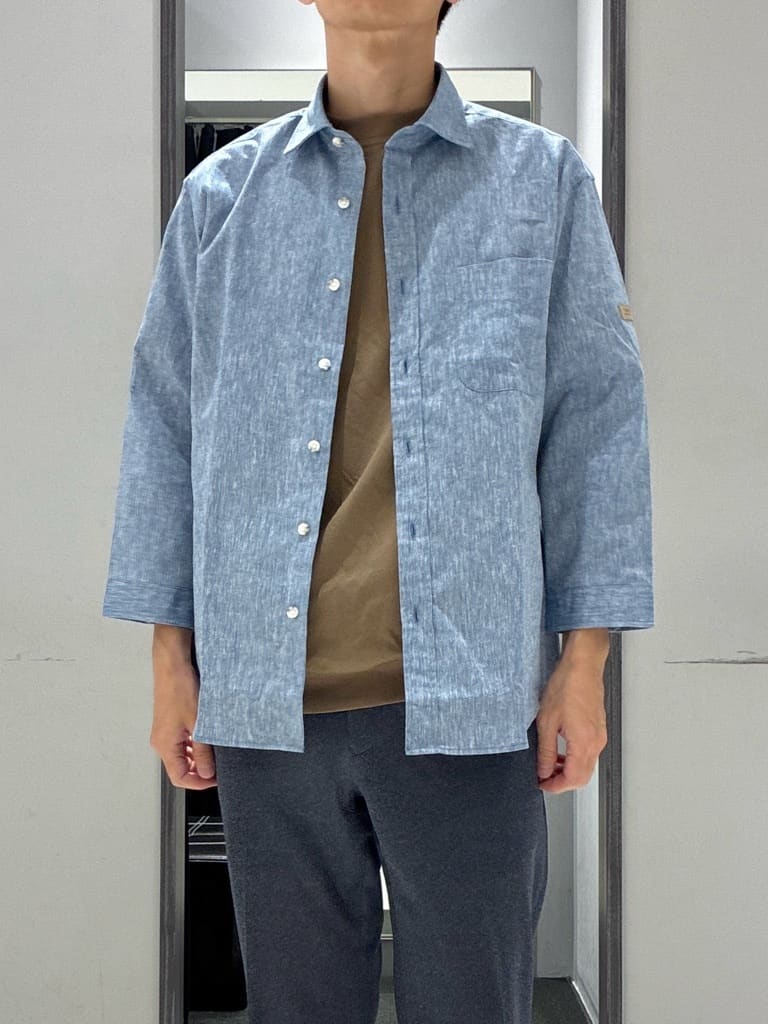 わいずみさんの「TAKEO KIKUCHI｜【抗菌防臭／5サイズ展開】ハイゲージポンチ Tシャツ」を使ったコーディネート