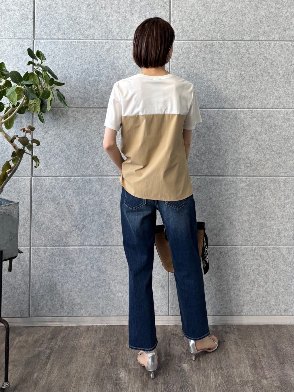 kanaeさんの「INDIVI｜【洗える】ビスチェレイヤード風トップス」を使ったコーディネート
