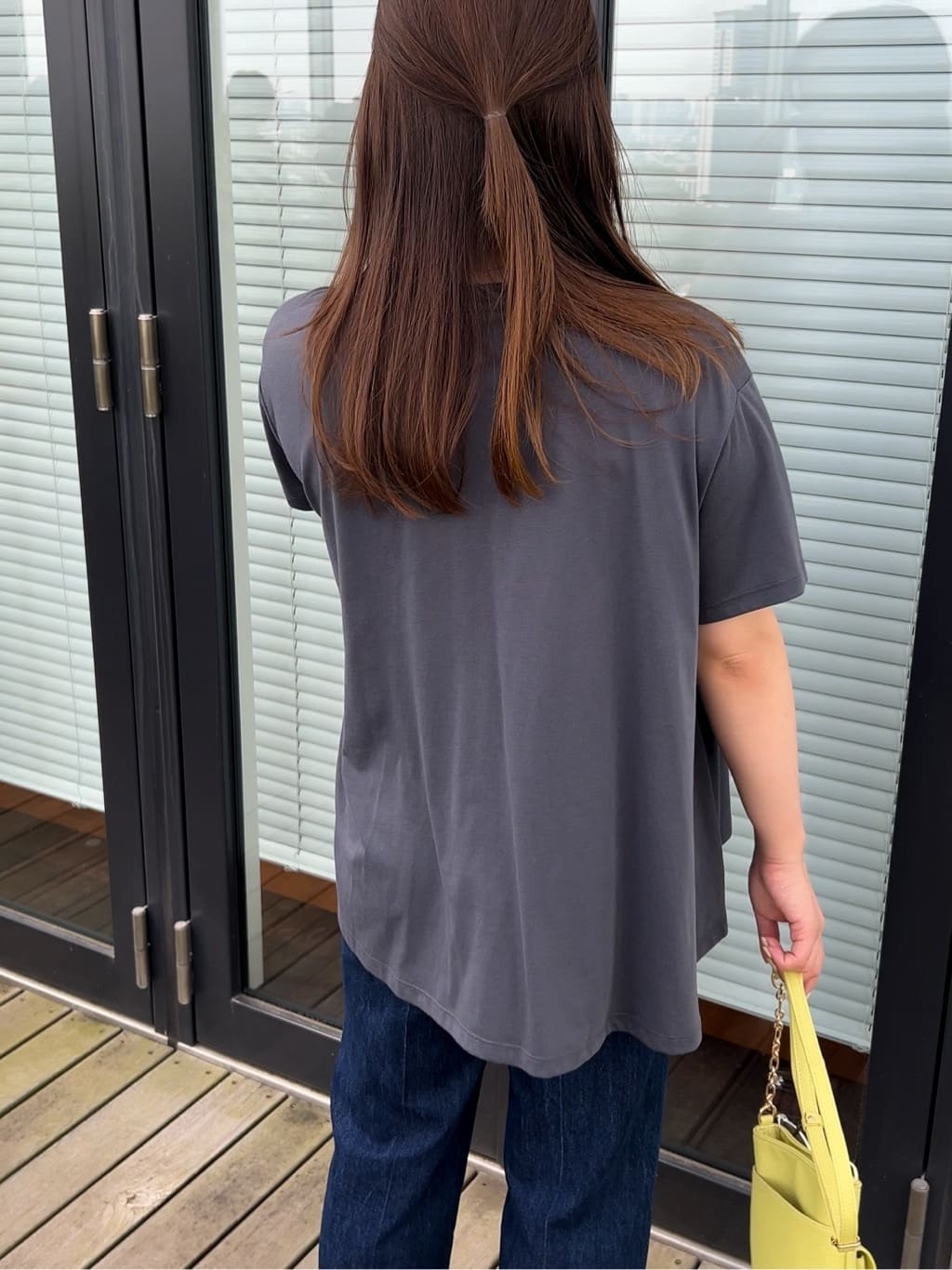 ちびゆきさんの「grove｜【Lee&times;grove別注】HALF SLEEVE FLARE T-SHIRTS」を使ったコーディネート