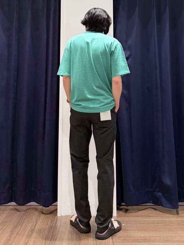 Tightさんの「THE SHOP TK｜カレッジロゴ半袖Tシャツ /親子リンク/洗濯機OK」を使ったコーディネート